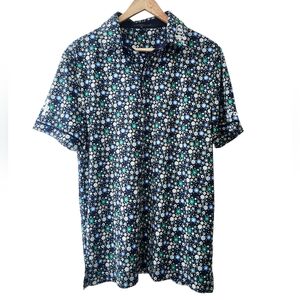 Men's Blue Golf Shirt